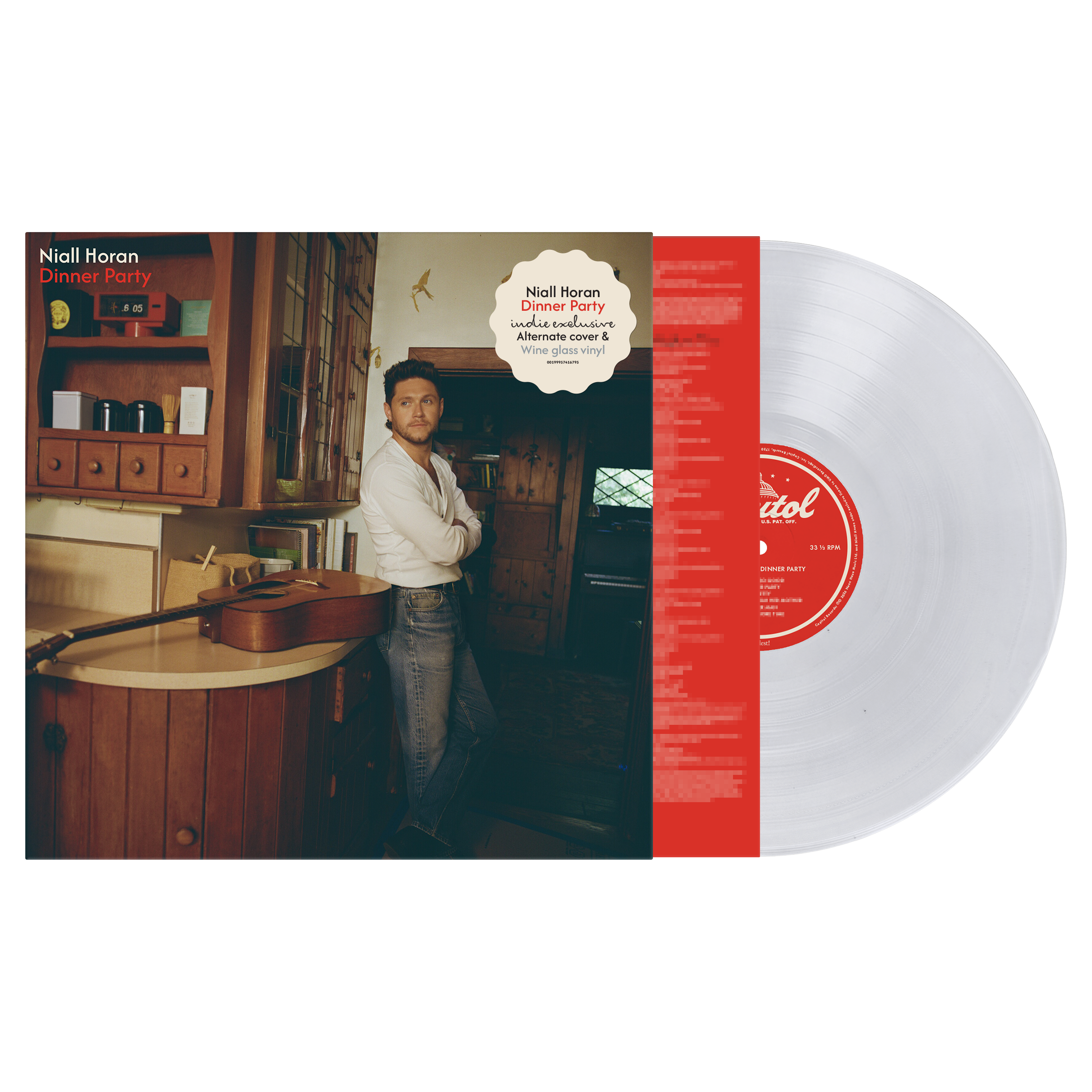 Dinner Party - Indie Exclusive Wine Glass Clear Vinyl