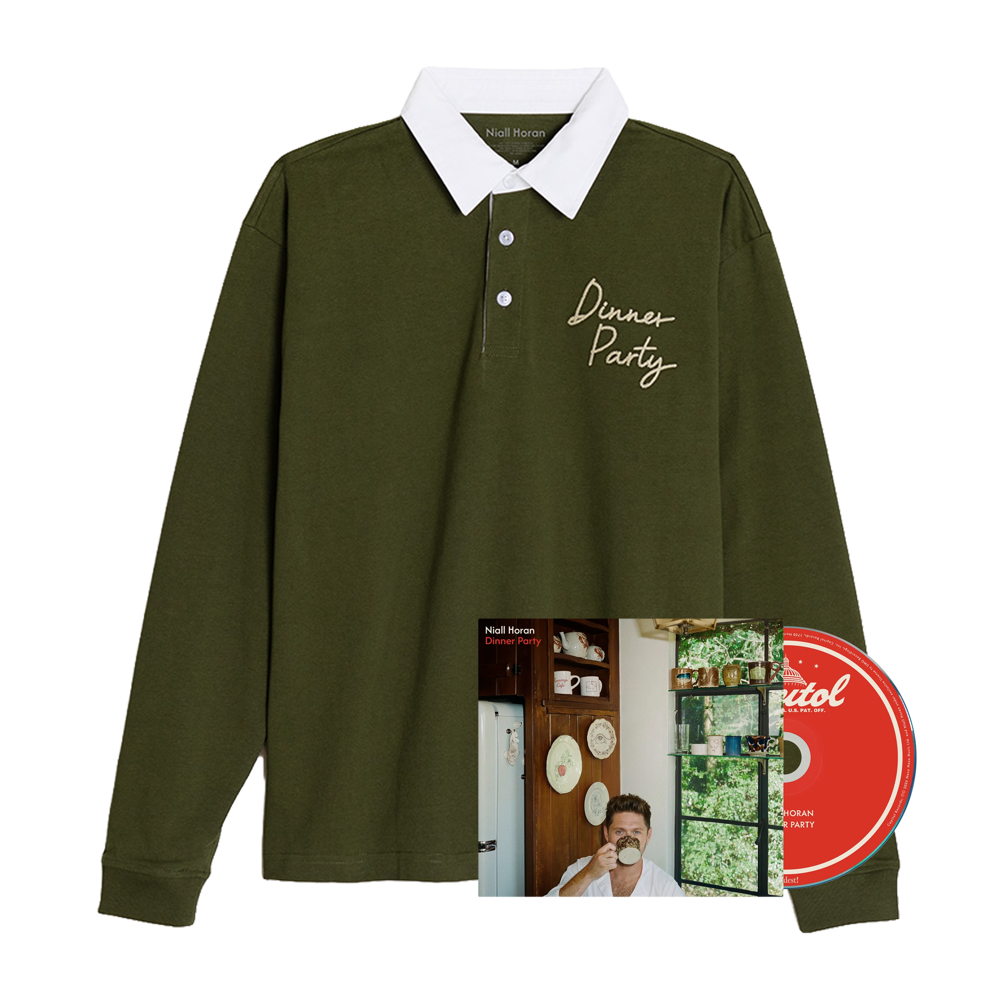 Dinner Party Fan Pack #1 - CD + Longsleeve Polo
