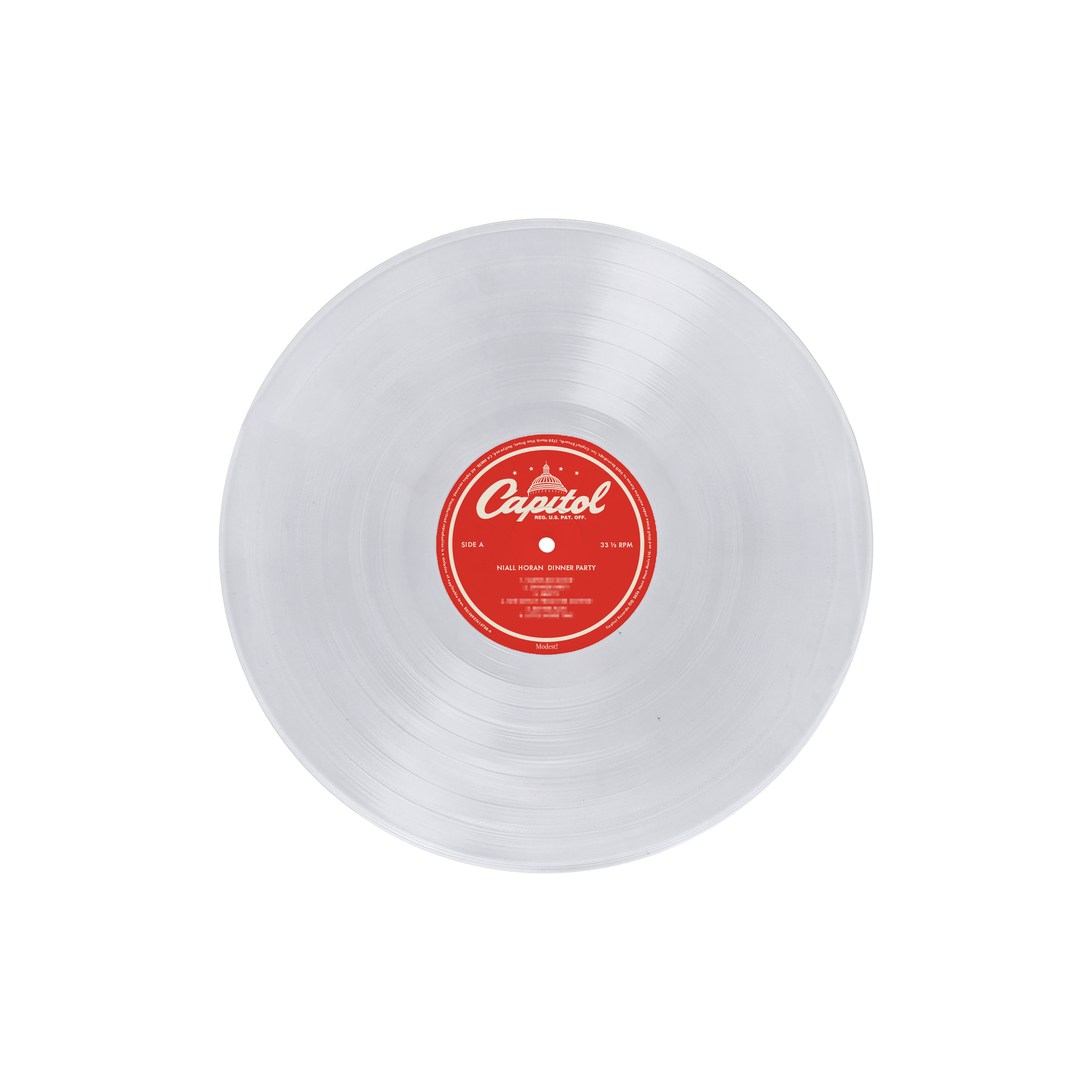 Dinner Party - Indie Exclusive Wine Glass Clear Vinyl Disc