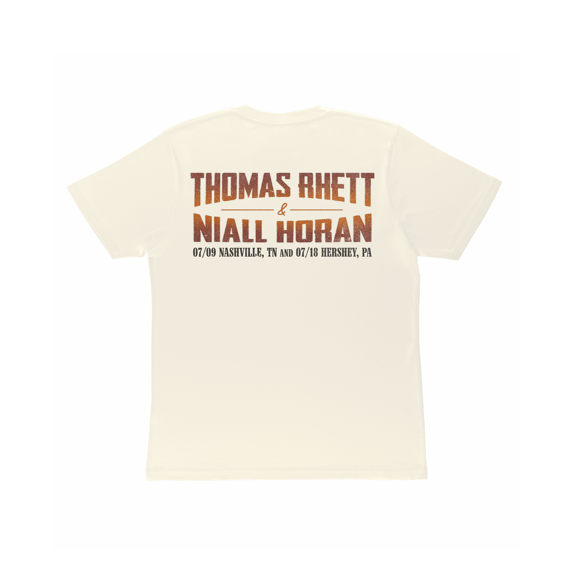 Niall Horan x Thomas Rhett Live on Stage Tee Back