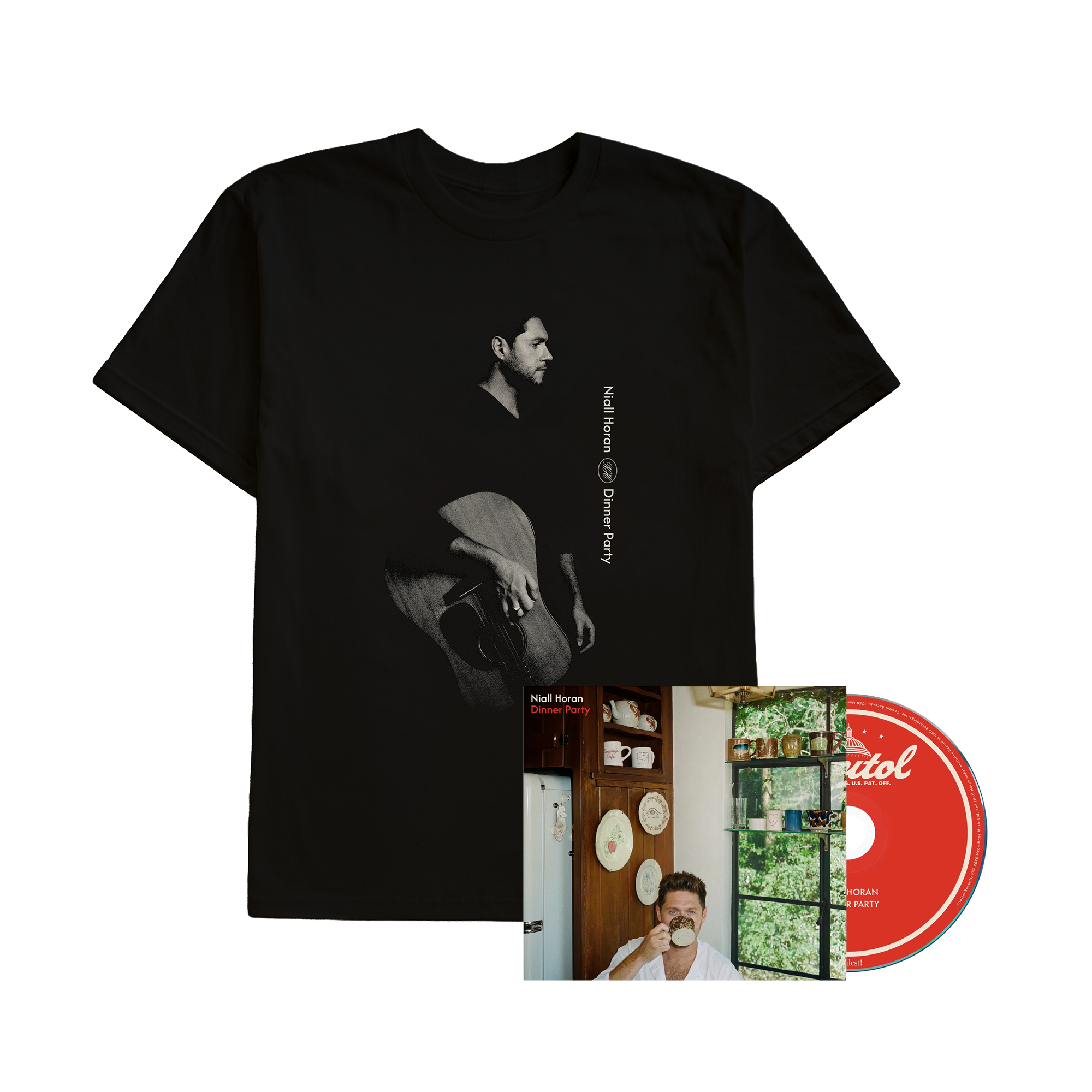 Dinner Party Fan Pack #2 - CD + Guitar T-Shirt